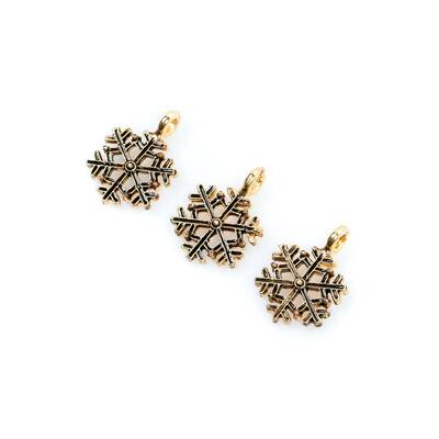 1 Adet - 17 mm Boyalı Kartanesi Takı Aparatı, Altın Kaplama Takı Aparatı, 1. Kalite (kararmaz) - 2