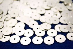 10 Adet - 10 Mm Yuvarlak Kulplu Pul, Takı Malzemesi, Metal Pul, Nikel Kaplama, Pirinç #92n_Kopya(1) - 2