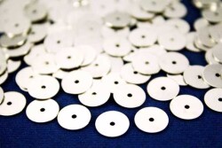 10 Adet - 10 Mm Yuvarlak Kulplu Pul, Takı Malzemesi, Metal Pul, Nikel Kaplama, Pirinç #92n_Kopya(1) - 1