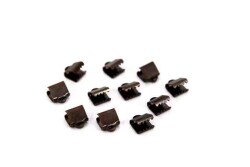 10 Adet - 6x7 mm Dişli Bağlantı Aparatı, Timsah Kapama, Kulplu Dişli Sıkıştırma, Kolye ve Bileklik Kapama, Antik Bakır Kaplama - 1