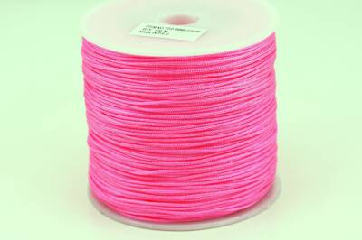 10 Metre - 0.80 mm, Fosfor Pembe Renk, Paraşüt İpi, Bileklik ve Takı İpi, Kod-F103 - 1