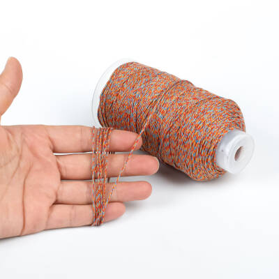 10 Metre - 0.80 mm Karışık Renk Örgü Paraşüt İpi, Bileklik Takı İpi, Hediye Paketleme İpi - 4