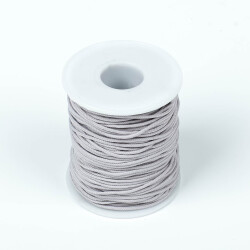 10 Metre - 1.5 mm Paracord İp, Bileklik İpi, Takı İpi, Örgü İp, Açık Gri Renk. 1. Kalite YF-PARACORD-6 - 2