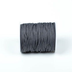 10 Metre - 1.5 mm Paracord İp, Bileklik İpi, Takı İpi, Örgü İp, Gri Renk. 1. Kalite YF-PARACORD-4 - 3