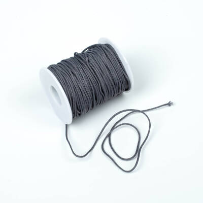 10 Metre - 1.5 mm Paracord İp, Bileklik İpi, Takı İpi, Örgü İp, Gri Renk. 1. Kalite YF-PARACORD-4 - 4