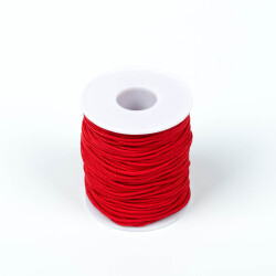 10 Metre - 1.5 mm Paracord İp, Bileklik İpi, Takı İpi, Örgü İp, Kırmızı Renk. 1. Kalite YF-PARACORD-12 - 2