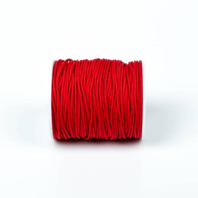 10 Metre - 1.5 mm Paracord İp, Bileklik İpi, Takı İpi, Örgü İp, Kırmızı Renk. 1. Kalite YF-PARACORD-12 - 3