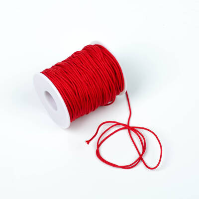 10 Metre - 1.5 mm Paracord İp, Bileklik İpi, Takı İpi, Örgü İp, Kırmızı Renk. 1. Kalite YF-PARACORD-12 - 4