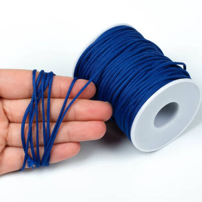 10 Metre - 1.5 mm Paracord İp, Bileklik İpi, Takı İpi, Örgü İp, Mavi Renk. 1. Kalite YF-PARACORD-11 - 1