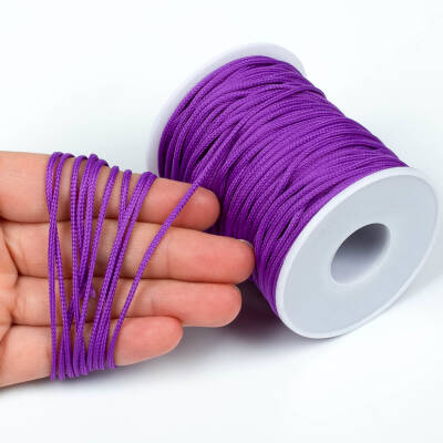 10 Metre - 1.5 mm Paracord İp, Bileklik İpi, Takı İpi, Örgü İp, Mor Renk. 1. Kalite YF-PARACORD-3 - 1