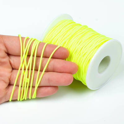 10 Metre - 1.5 mm Paracord İp, Bileklik İpi, Takı İpi, Örgü İp, Neon Sarı Renk. 1. Kalite YF-PARACORD-10 - 1