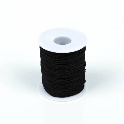 10 Metre - 1.5 mm Paracord İp, Bileklik İpi, Takı İpi, Örgü İp, Siyah Renk. 1. Kalite YF-PARACORD-13 - 2