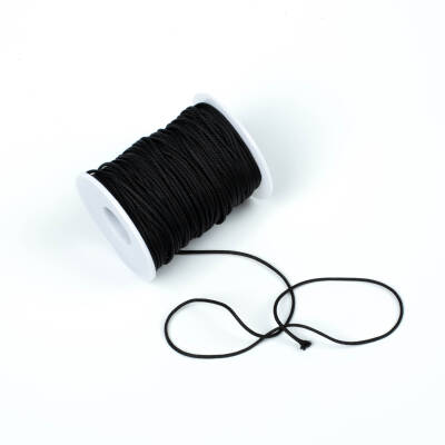 10 Metre - 1.5 mm Paracord İp, Bileklik İpi, Takı İpi, Örgü İp, Siyah Renk. 1. Kalite YF-PARACORD-13 - 4