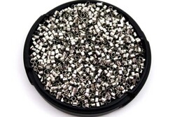 100 Adet, 2x2 mm Boru Nikel Kaplama Bit Sıkıştırma, Bit Ara Sıkıştırma, Delik Çapı : 1.60 mm - YF Hobi