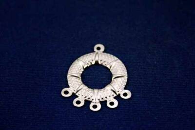 2 Adet - 34x28 Mm Küpe Sallantısı Nikel Kaplama Metal Pul, Takı Malzemesi, Pirinç Pul, 20n - 3