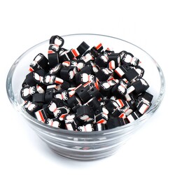 2000 Adet, Penguen Desenli Polimer Fimo Boncuk, Polimer Kil Boncuk. 1. Kalite - 3