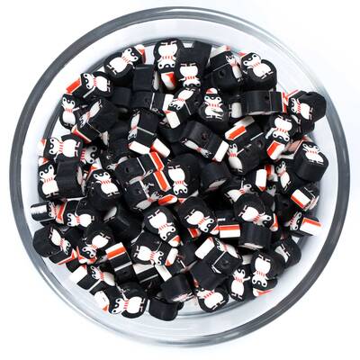 2000 Adet, Penguen Desenli Polimer Fimo Boncuk, Polimer Kil Boncuk. 1. Kalite - 1