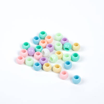 25 Gram - 12 mm Karışık Renkli Yuvarlak Plastik Boncuk, ( 25 gram - 41-43 Adet Arası ) - 3