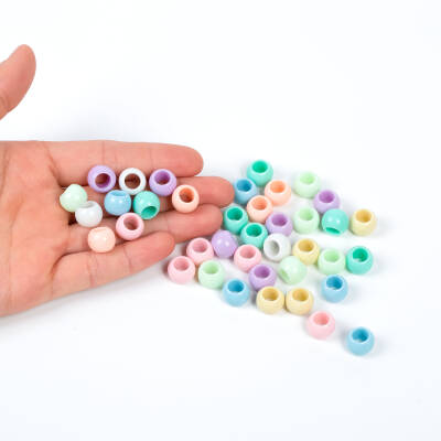 25 Gram - 12 mm Karışık Renkli Yuvarlak Plastik Boncuk, ( 25 gram - 41-43 Adet Arası ) - 4