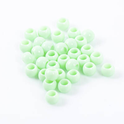 25 Gram - 12 mm Yeşil Renkli Yuvarlak Plastik Boncuk, ( 25 gram - 41-43 Adet Arası ) - 3