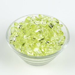 25 Gram - 17 mm, Yeşil Renk Akrilik Boncuk, Kesik Piramit Model Boncuk, (25 gr - 42-45 Adet) - 2