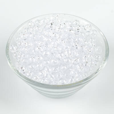 25 Gram - 6 mm, Şeffaf Renkli, Yuvarlak Takı Ve Süs Boncuğu, 1.Kalite ( 25gr - 215-225 Adet Arası ) MR-01 - 2