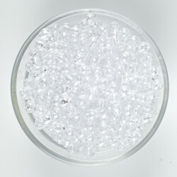 25 Gram - 6 mm, Şeffaf Renkli, Yuvarlak Takı Ve Süs Boncuğu, 1.Kalite ( 25gr - 215-225 Adet Arası ) MR-01 - 3