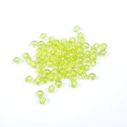 25 Gram - 8 mm Yeşil Renk Akrilik Boncuk, Takı Boncuğu, Çanta Yapım Boncuğu (25 Gram - 90-92 Adet Arası) - 3