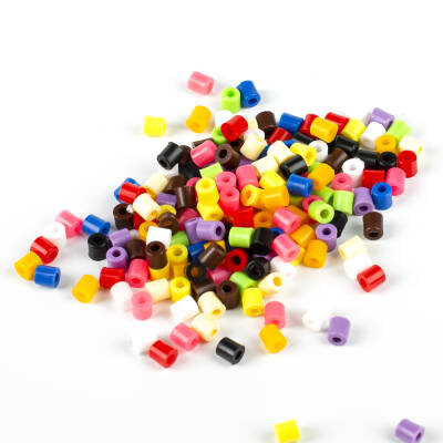 25 Gram Karışık Renk Hama Boncuk, Plastik Boru Boncuk, Takı Boncuğu 1.kalite, 25gr : 500 Adet Civarı - 3