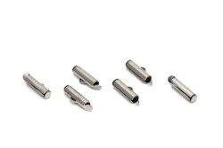 4 Adet - 15 mm Nikel Kaplama, Miyuki Kapama, Bağlantı Aparatı, Kum Boncuk Kapama - 2