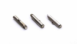 4 Adet - 20 mm Nikel Kaplama, Miyuki Kapama, Bağlantı Aparatı, Kum Boncuk Kapama - 1