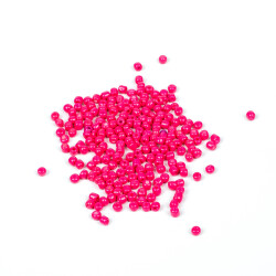 50 Gram, Büyük Boy Kum Boncuğu, 4 mm, Takı Yapım Boncuğu, Pembe Renk, B43 - 3