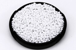 50 Gram, Küçük Boy Kum Boncuğu, 1.5 mm, Takı Yapım Boncuğu, Parlak İnci Beyaz Renk, K59 - YF Hobi