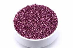 50 Gram, Küçük Boy Kum Boncuğu, 1.5 mm, Takı Yapım Boncuğu, Parlak Pembe Renk, K53 - YF Hobi