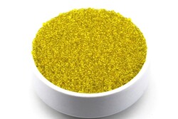 50 Gram, Küçük Boy Kum Boncuğu, 1.5 mm, Takı Yapım Boncuğu, Şeffaf Sarı Renk, K16 - YF Hobi