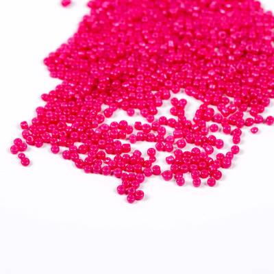 50 Gram, Küçük Boy Mat Kum Boncuğu, 1.5 mm, Takı Yapım Boncuğu, Pembe Renk, K68 - 3