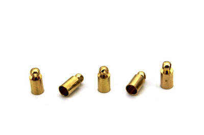 8 Adet - 4x9 mm Kapsül Bağlantı Aparatı, Yuvalı Yapıştırma Bağlantı Aparatı, Ham Pirinç (Delik Çapı : 3.60 mm) - 2