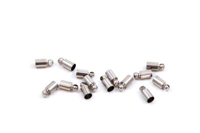 8 Adet - 4x9 mm Kapsül Bağlantı Aparatı, Yuvalı Yapıştırma Bağlantı Aparatı, Nikel Kaplama Pirinç (Delik Çapı : 3.60 mm) - 1